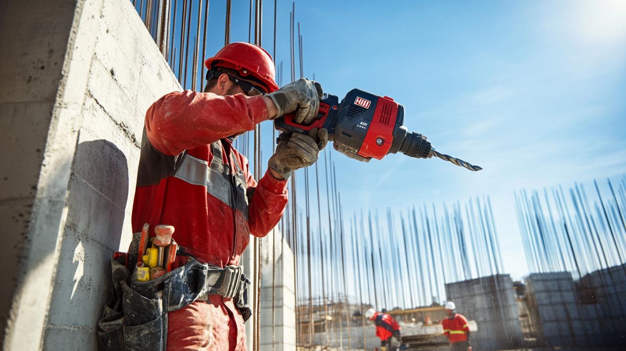 Martillo perforador cincelador Hilti con batería Nuron: ventajas competitivas en autonomía y reducción de vibraciones